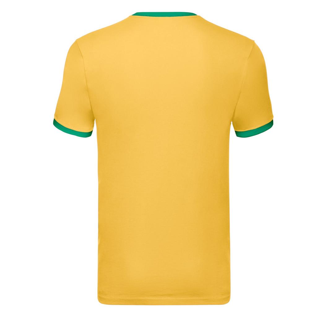 Fruit of the Loom Unisex Adult Ringer Cotton T-Shirt