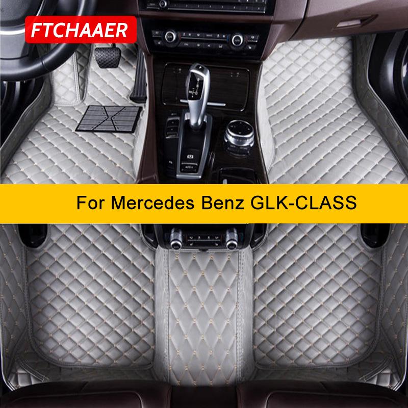 

Автомобильные коврики для Mercedes Benz GLK-CLASS X204 2007-2015 Автомобильные ковры Аксессуары для ног Coche 2007-2015 GLK кофейный