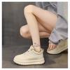 Warm Fleece Lined Thick Sole High Top Casual Sports Sneakers For Women