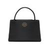 Adjustable and Removable Shoulder Strap Magnetic Snap Buckle Pebbled Leather Handbag Mini Women's Black 160641-001