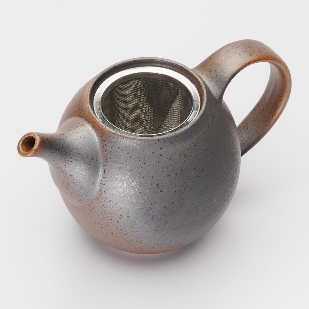 Mino Ware Approximately 500ml Black Shigaraki Made In Teapot, Capacity, Style, Japan, 500-06