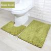 2 Piece Bath Mat Set Non Slip Toilet Pedestal Soft Foam  Shaggy Rug Chenille