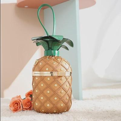 2025 Pineapple-Shaped Women's Fashion Shoulder Bag - Creative & Casual Chain Messenger Style