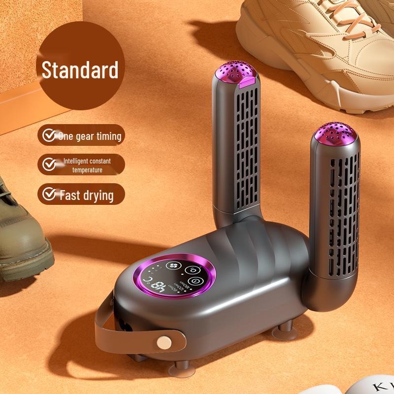 

Retractable Shoe Dryer & Warmer with Timer - Compact, Deodorizing, Ideal for Students & Home Use