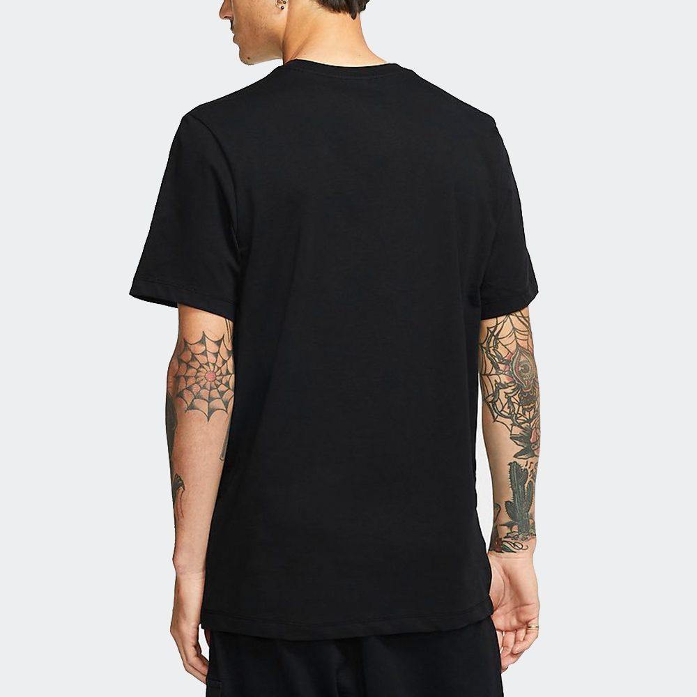 Nike T Shirts Men's Black Crew Neck Moderate Straight Fit CU6949-010