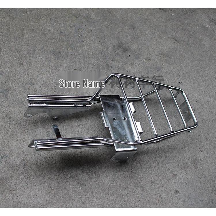 

Golden Monkey Gorilla Motorcycle Rear Luggage Rack - Electroplated Tail Accessory белый
