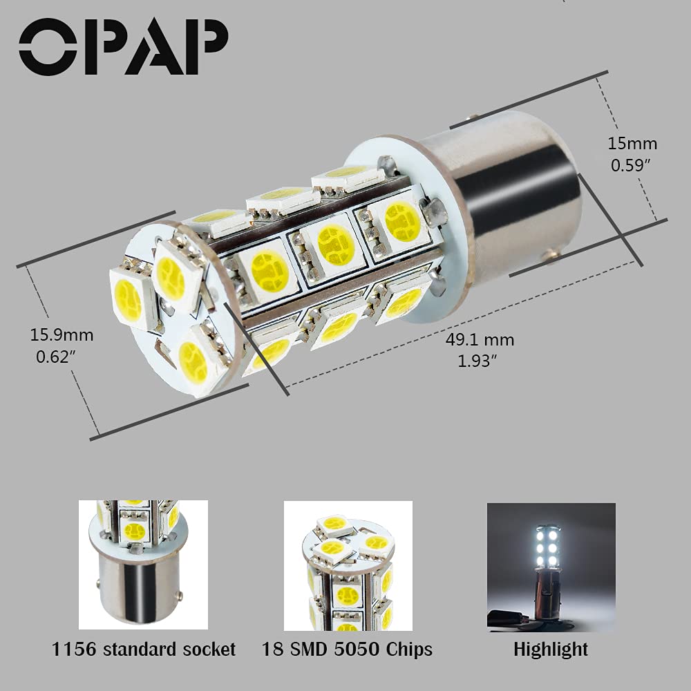 OPAP S25 LED Einzelblinker Rückfahrlicht Hohe Helligkeit