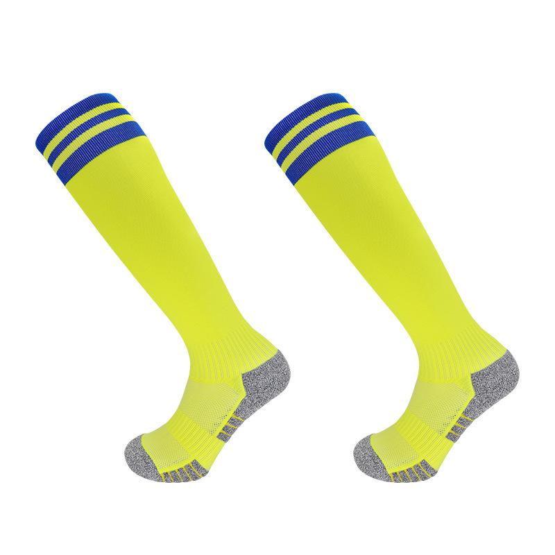 Anti-Rutsch Fußballsocken für Erwachsene Herrenstrümpfe Kniestrümpfe für Kinder Handtuchsohle Professionelle Sportsocken