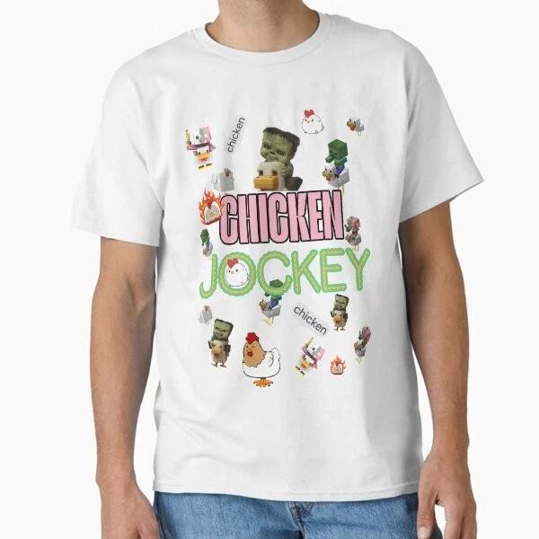 Chicken Jockey Classic TShirt Made In UsaAus TShirt S2xl S
