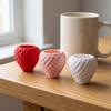 3D Printed Strawberry Flower Pot Ornaments Mini Plant Pot Funny Strawberry Storage Box Balcony