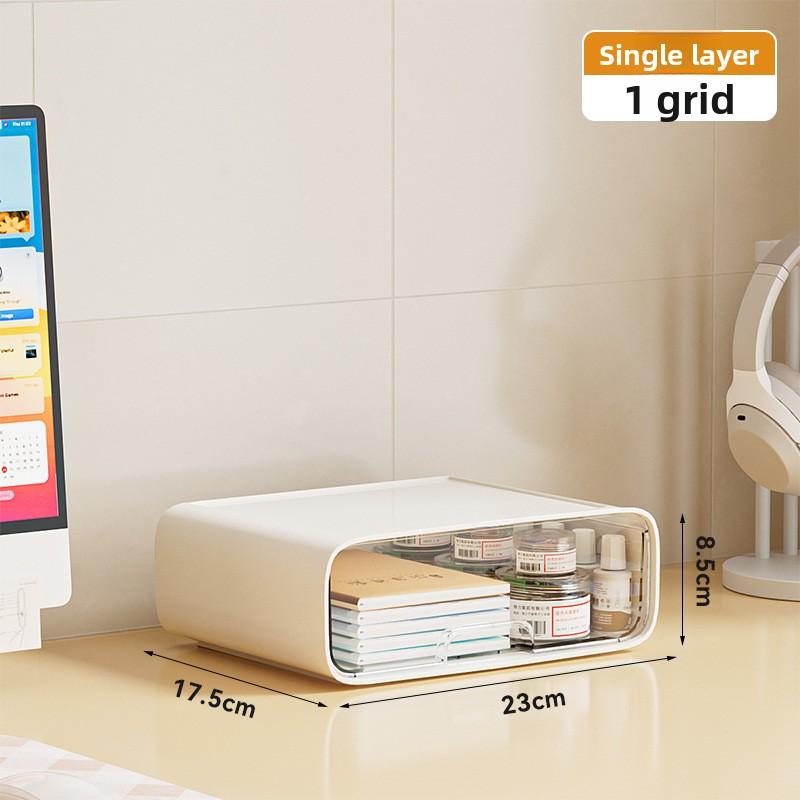Desktop storage box, multi-functional, multi-layer drawer-style storage cabinet, for cosmetics, student stationery