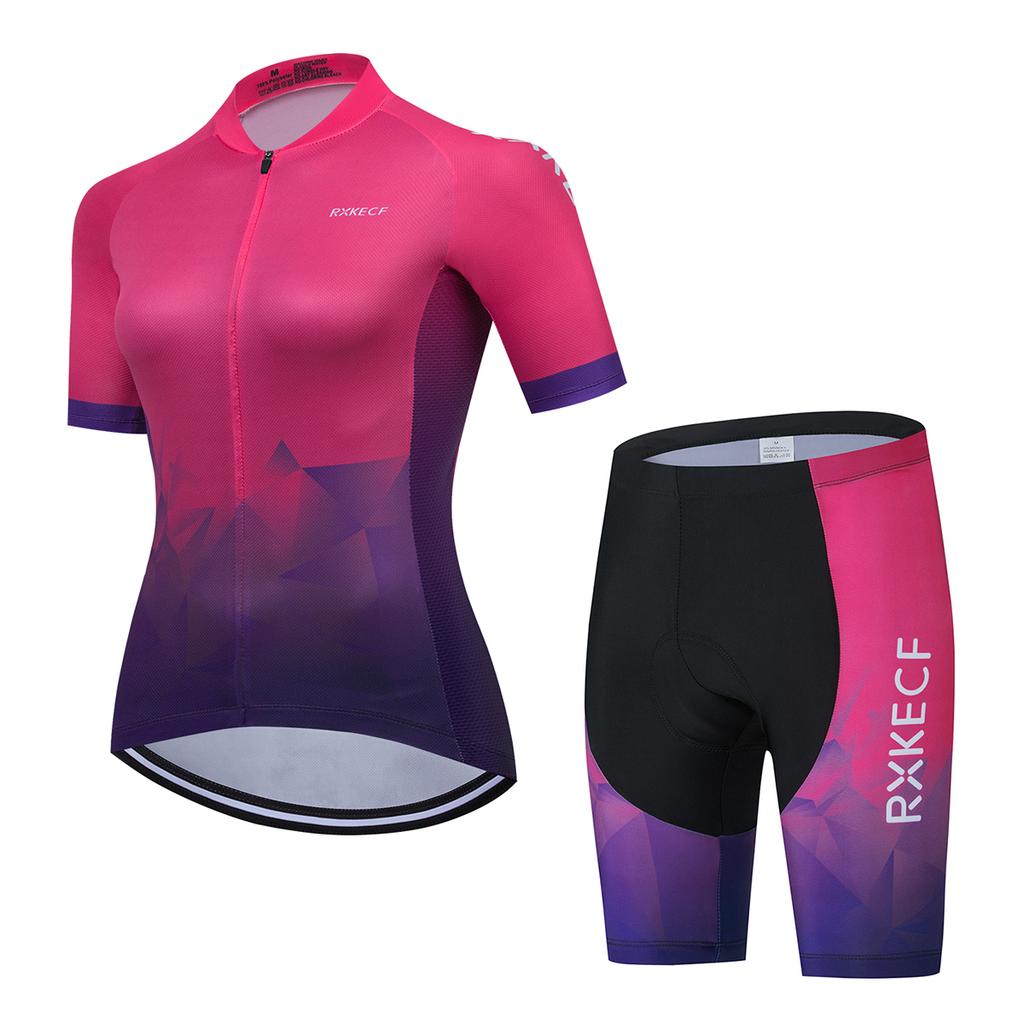 2026 Set Maglia da Ciclismo a Maniche Corte da Donna Abbigliamento Sportivo Kit Abbigliamento per Bici Mtb Maillot Ciclista Vestiti da Bicicletta