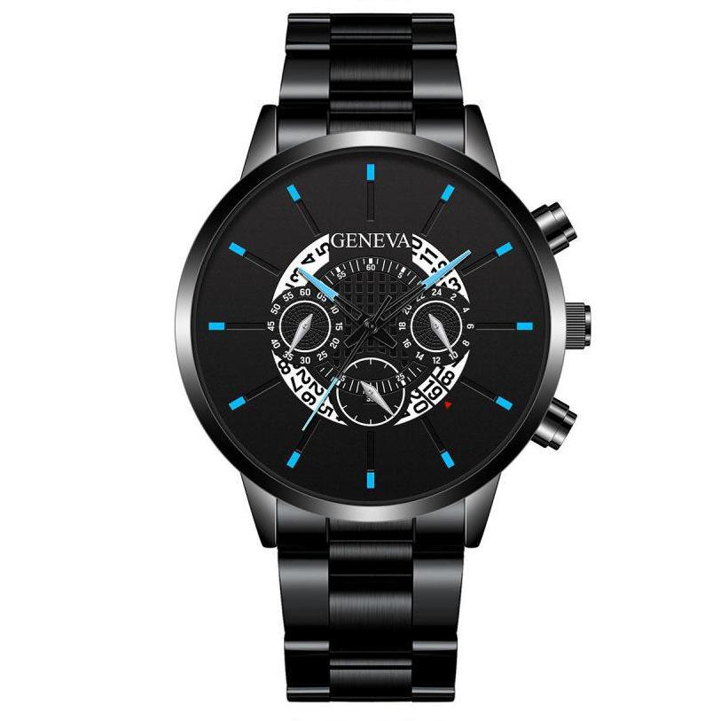 Men'S Watch Business Casual Quartz Watch Men'S Fashion Hollow Single Calendar Quartz Watch