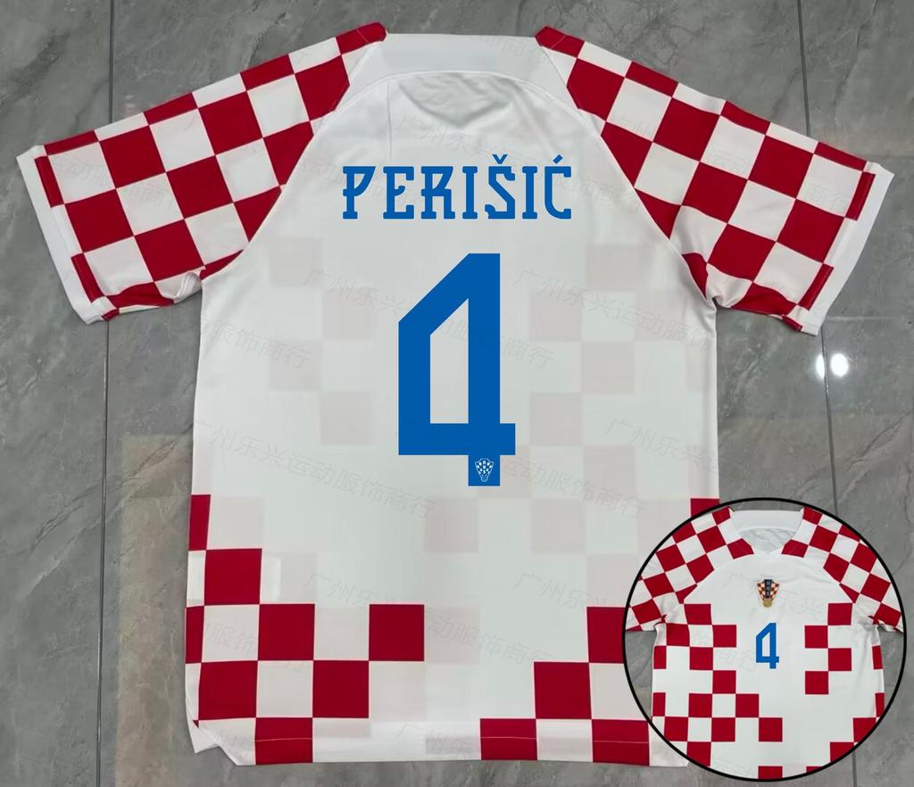 2022 Katar Weltmeisterschaft, Argentinien, Portugal C Ronaldo, Marokko Hakimi kurzärmeliges Fußballtrikot