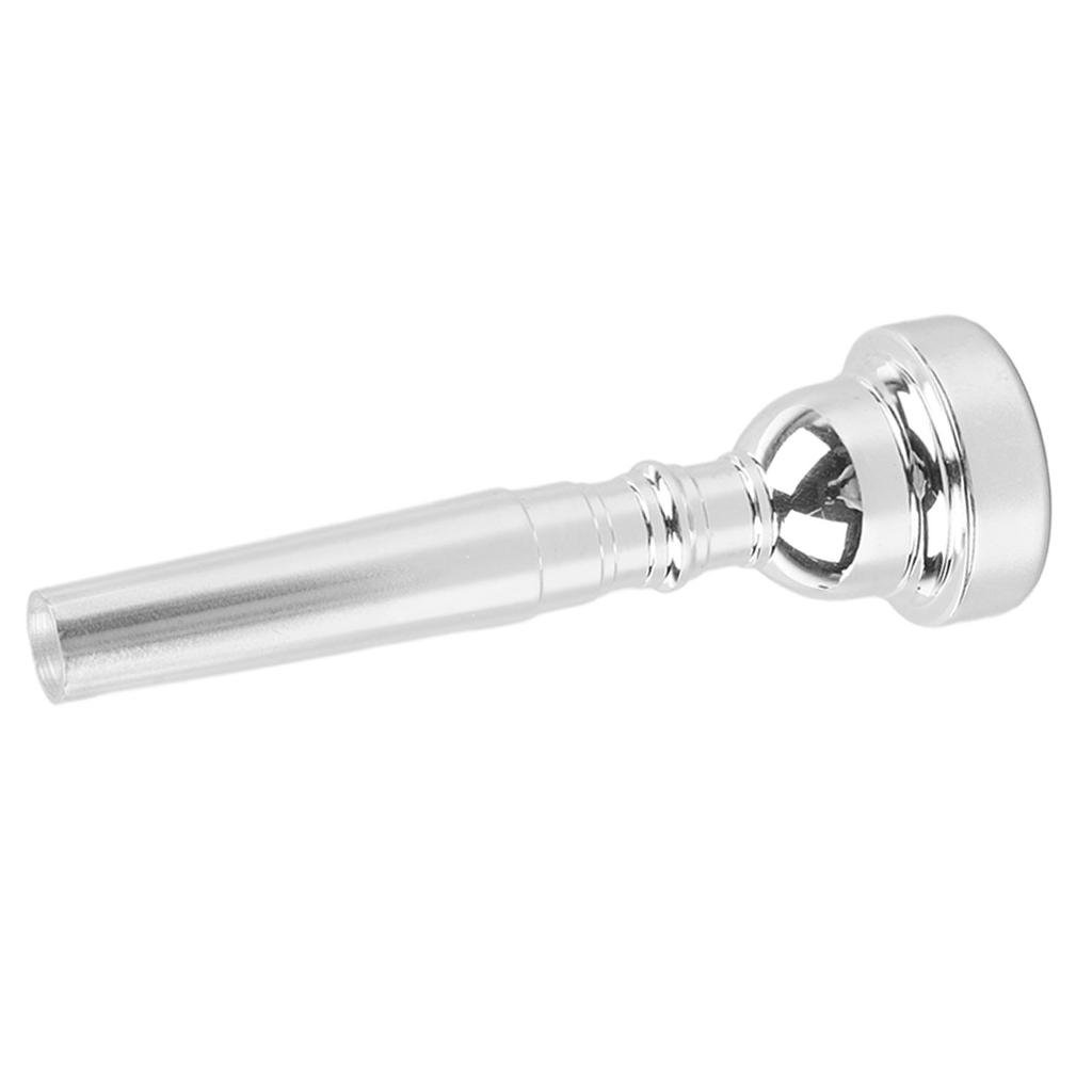 Trumpet Mouthpiece Metal Wind Musical Instrument Replacement Parts Accessories for Trumpeter Silver 3C