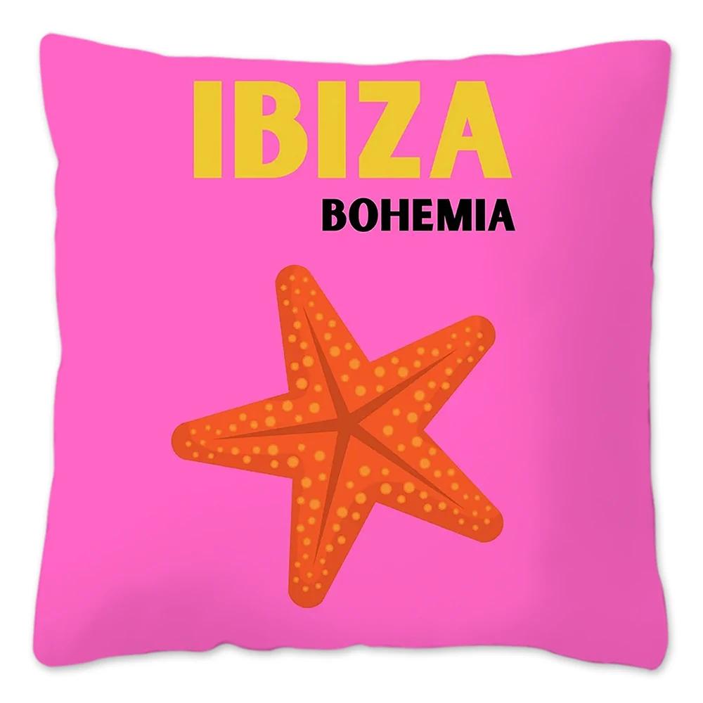 Travel Series Soft Plush Cushion Cover Custom Made Summer Pillowcase Decorative Throw Pillow Cover Vacation Printing Pillow Case