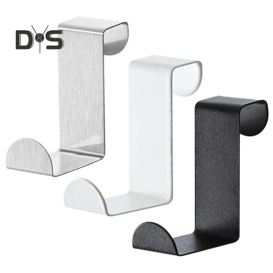 4Pcs Door Back Hooks Rustproof Anti-deform Strong Load-Bearing Coat Towel Organizer Cabinet Hanger Hooks