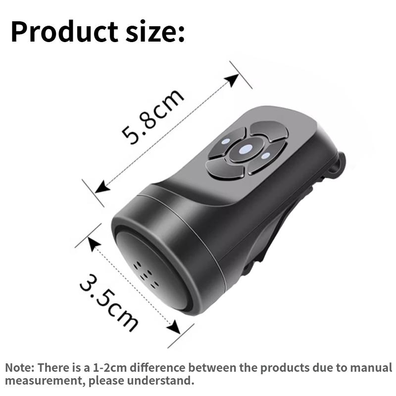Hot Selling and Loud Bicycle bell,USB Rechargeable, Four Types of Bells,scooter,mountain Bike,children's Bike Riding Accessories