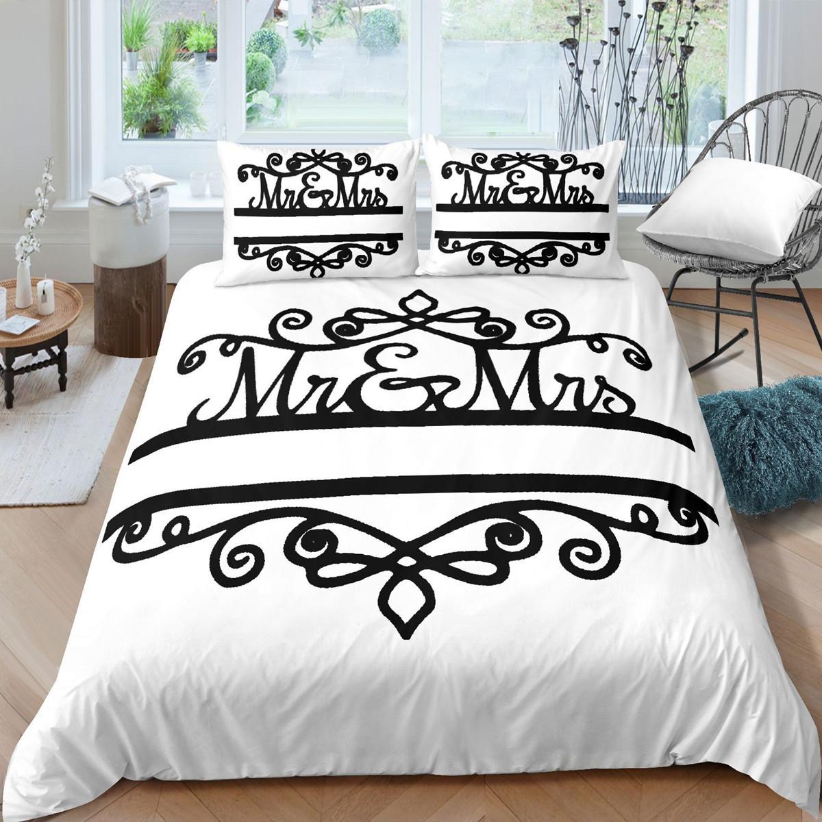 

Comfortable Stylish Pattern Duvet Cover Set With Duvet Cover And Pillowcases King Queen Twin Sizes For Couples EU single(135x200cm)