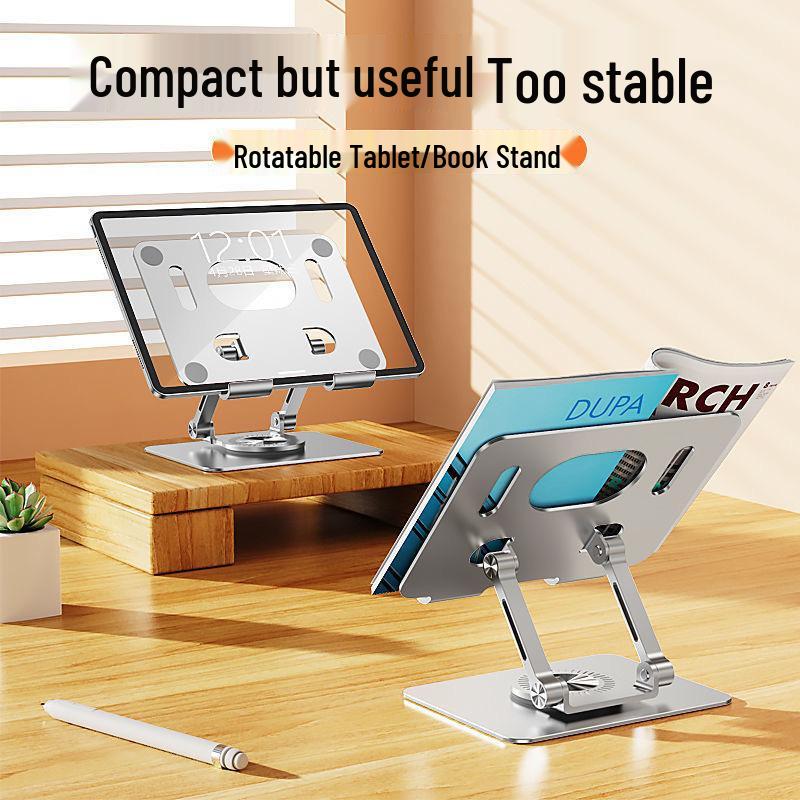 Adjustable Aluminum Tablet and Phone Stand for iPad and iPhone