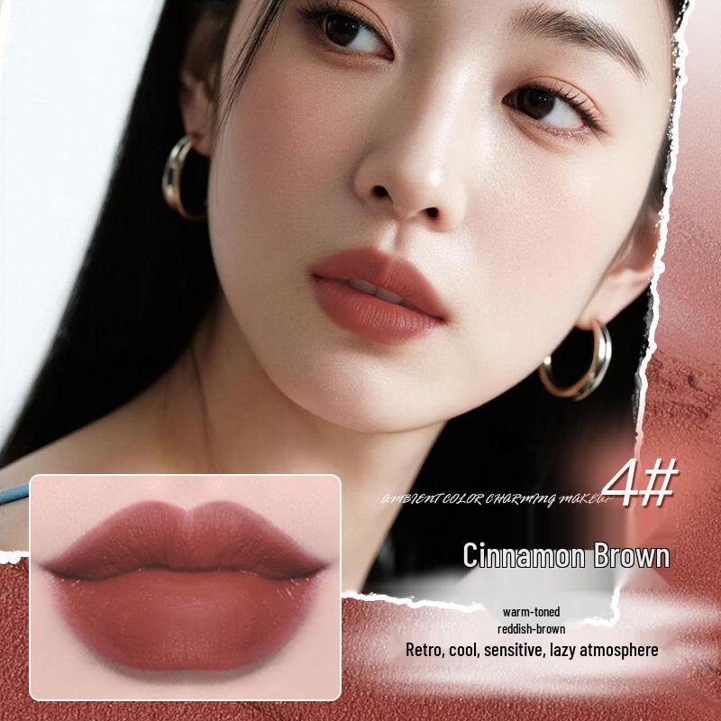 Raqi Soft Mist Charming Color Lip Glaze - Moisturizing, Long-lasting, Easy-to-Apply 2026 Lipstick Set
