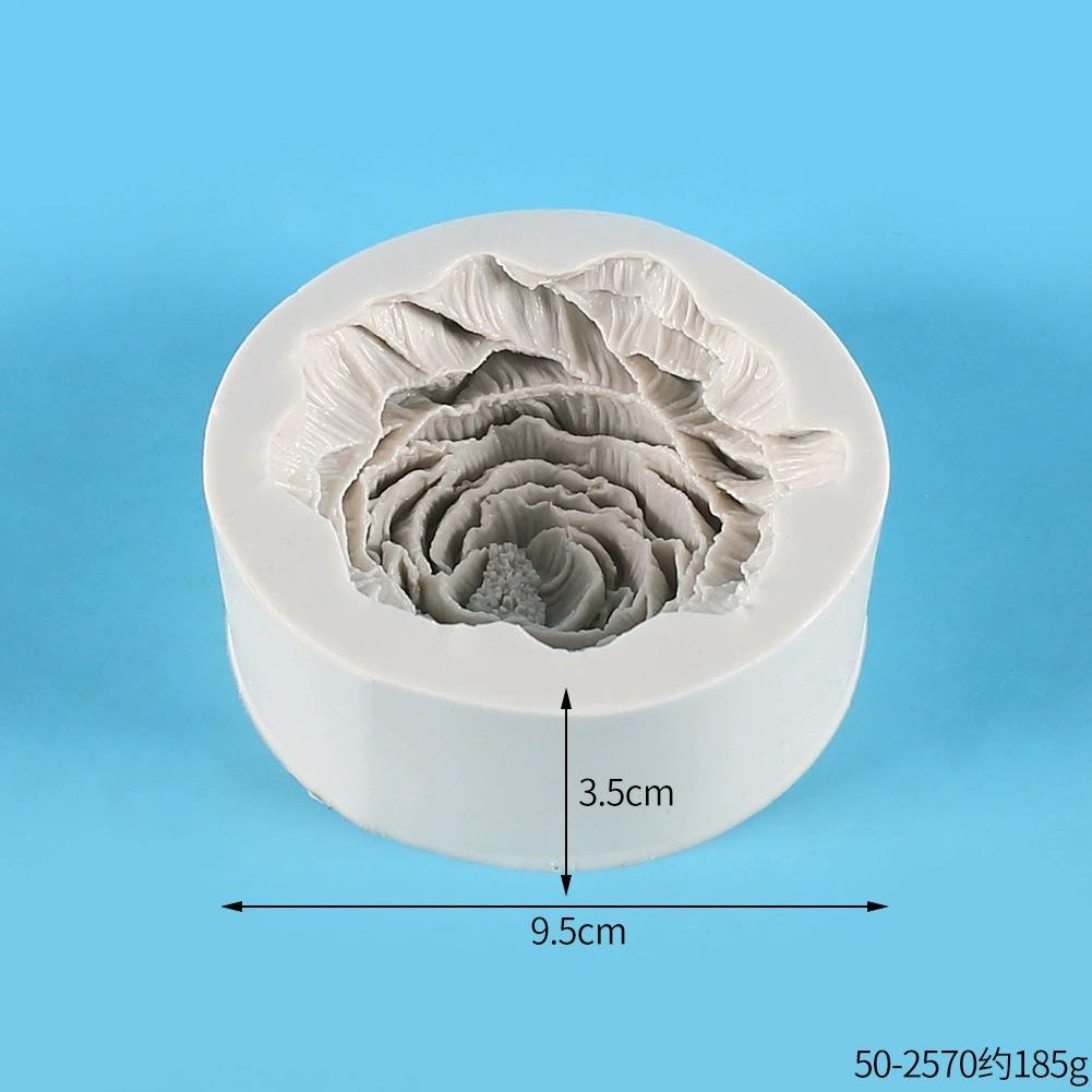 Carnation Flower Aromatherapy Gypsum DIY Candle Expansion Stone Handmade Soap Decoration Silicone Mold