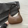 Luxury New Design Bowknot Armpit Bag Solid Color Large Capacity Y2K Handbag PU Leather Bowknot Underarm Bag