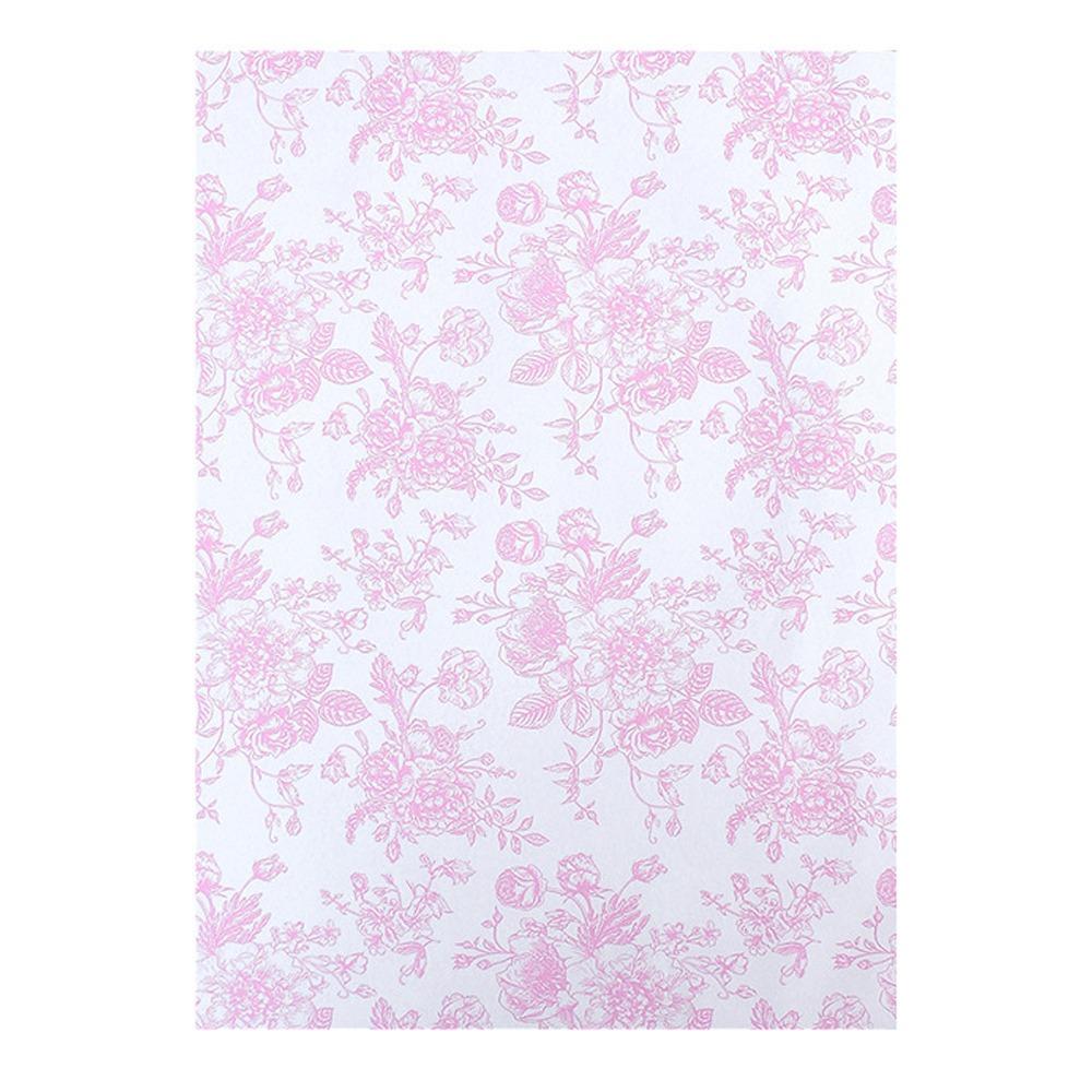 10pcs Antique Flower Packaging Paper Floral Pattern Gift Packaging Paper  Room Decor