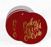 Inkdotpot Real Gold Foil Baby It's Cold Outside Baby Shower Tags Favor Hang Paper Tags 100