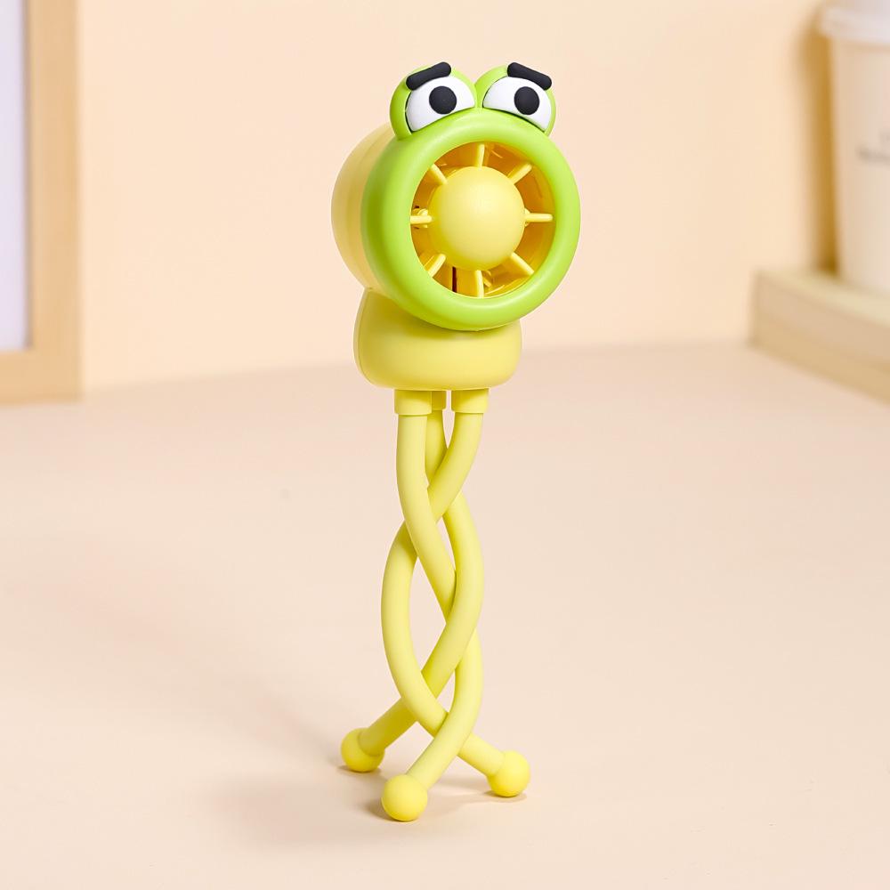 Summer Mini Octopus Cartoon Fan: Portable, Strong Wind Electric Fan for Outdoors