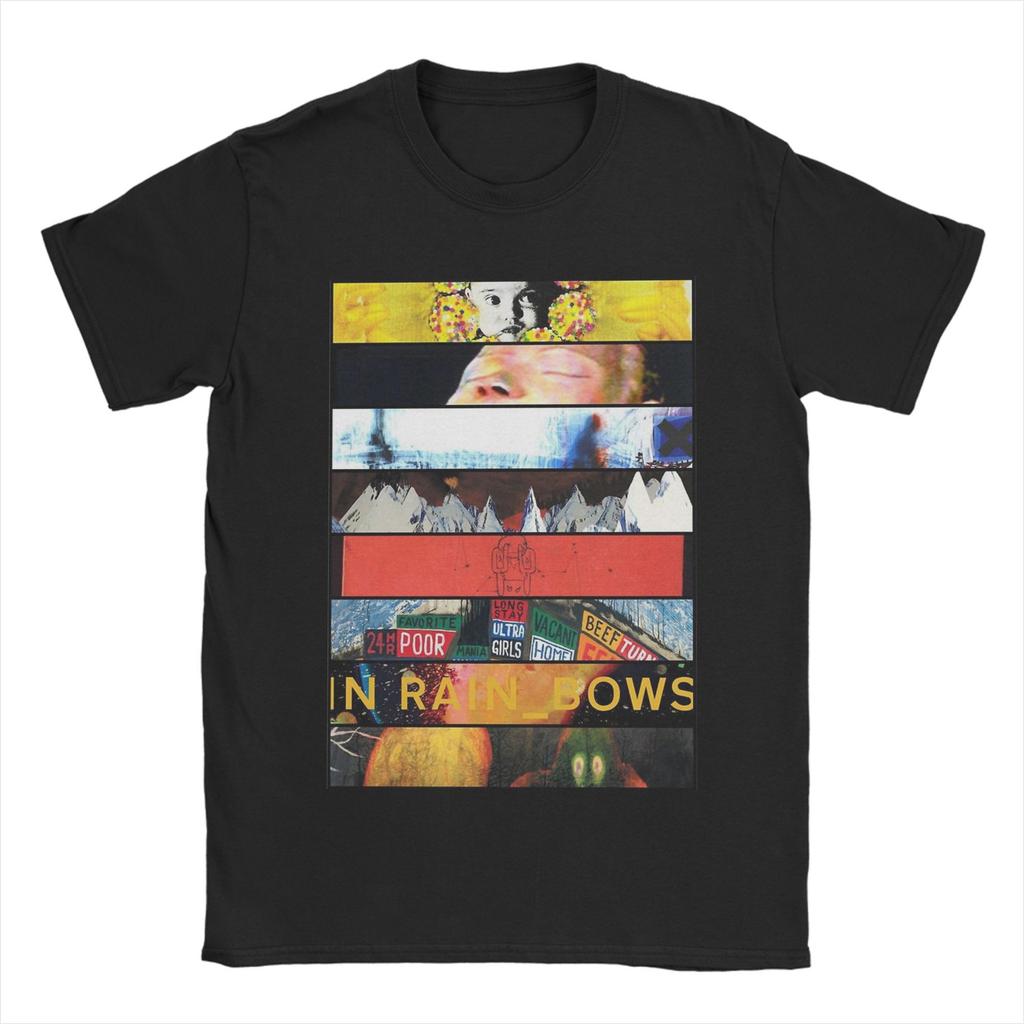 Radiohead Rock Vintage Hip Hop T Shirts Men Women Cotton Leisure T-Shirt Crewneck Tees Short Sleeve Clothes 4XL 5XL