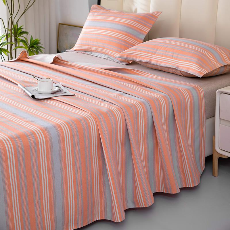 Cotton Thickened Bed Sheet Plant Flowers Printed Single Double Top King Sheets Pure Cotton Single Size Kids Bed Linen "