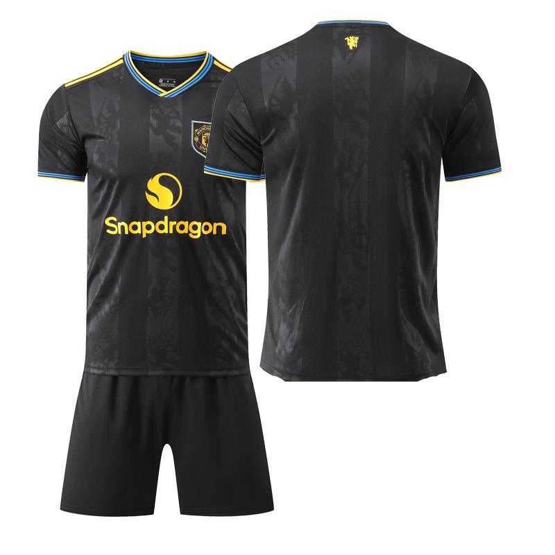 

2526 New Red Devils Erke Jersey No. 17 Ganacho No. 8 No. 9 7C Luo Football Suit Children s Adult Suit #14
