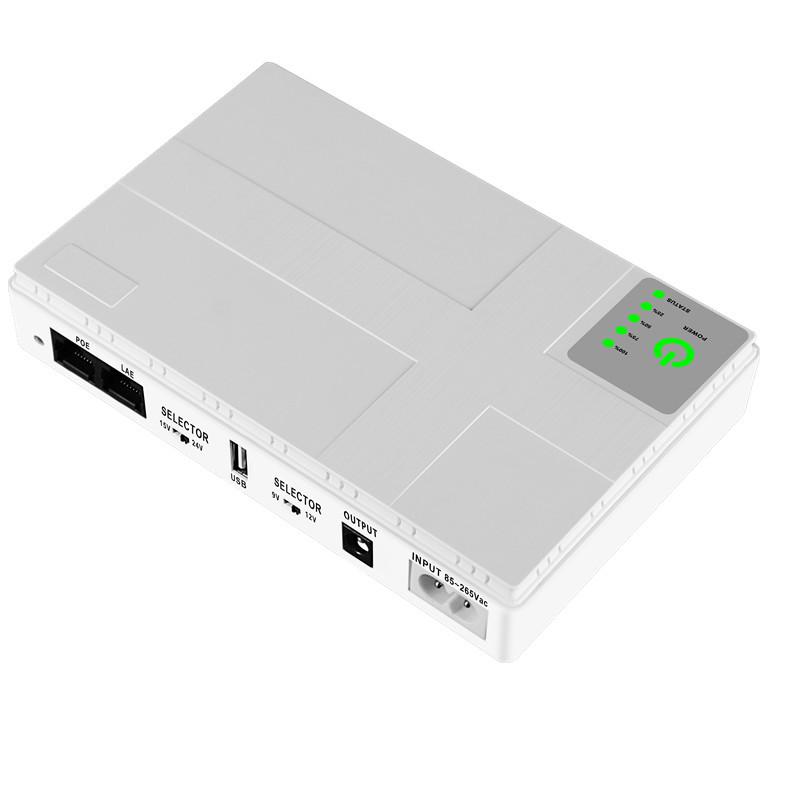 Mini DC UPS: 5V/9V/12V Backup Power Supply for Router & Modem Monitoring