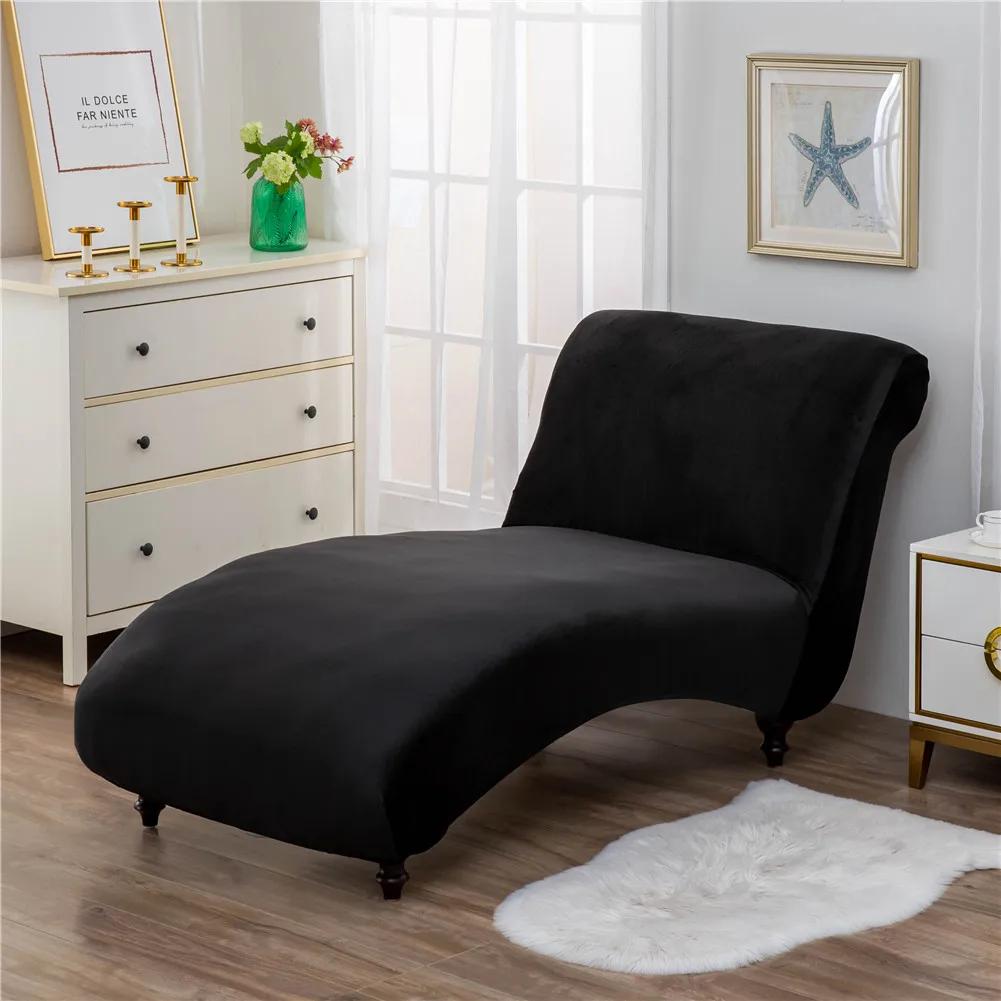 Copri Sdraio Velluto Invernale Senza Braccia Coprisedile Elasticizzato Copridivano Decorativo da Donna Copri Poltrona Reclinabile Rimovibile