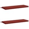 Cuscini per Panca SOEST 2 pz. 100percento Poliestere Rosso