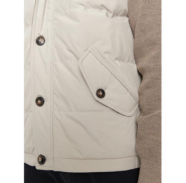 Демисезонная куртка Bugatti 7600 65559B бежевого цвета, стандартного кроя