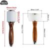 1PC Leather Carving Hammer Durable Nylon Mallet Wooden Handle for Artisan Leathercraft DIY Crafting and Tooling