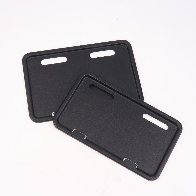 1Pcs Universal Electric Bicycle Stainless Steel License Plate Holder Frame Anti-theft Protective Cover Motorcycle License Plate