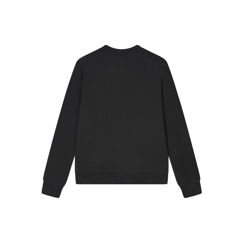 FILA Feline Letter Print Casual Pullover Sweatshirt Women sweatshirt Black F11W348210F-BK
