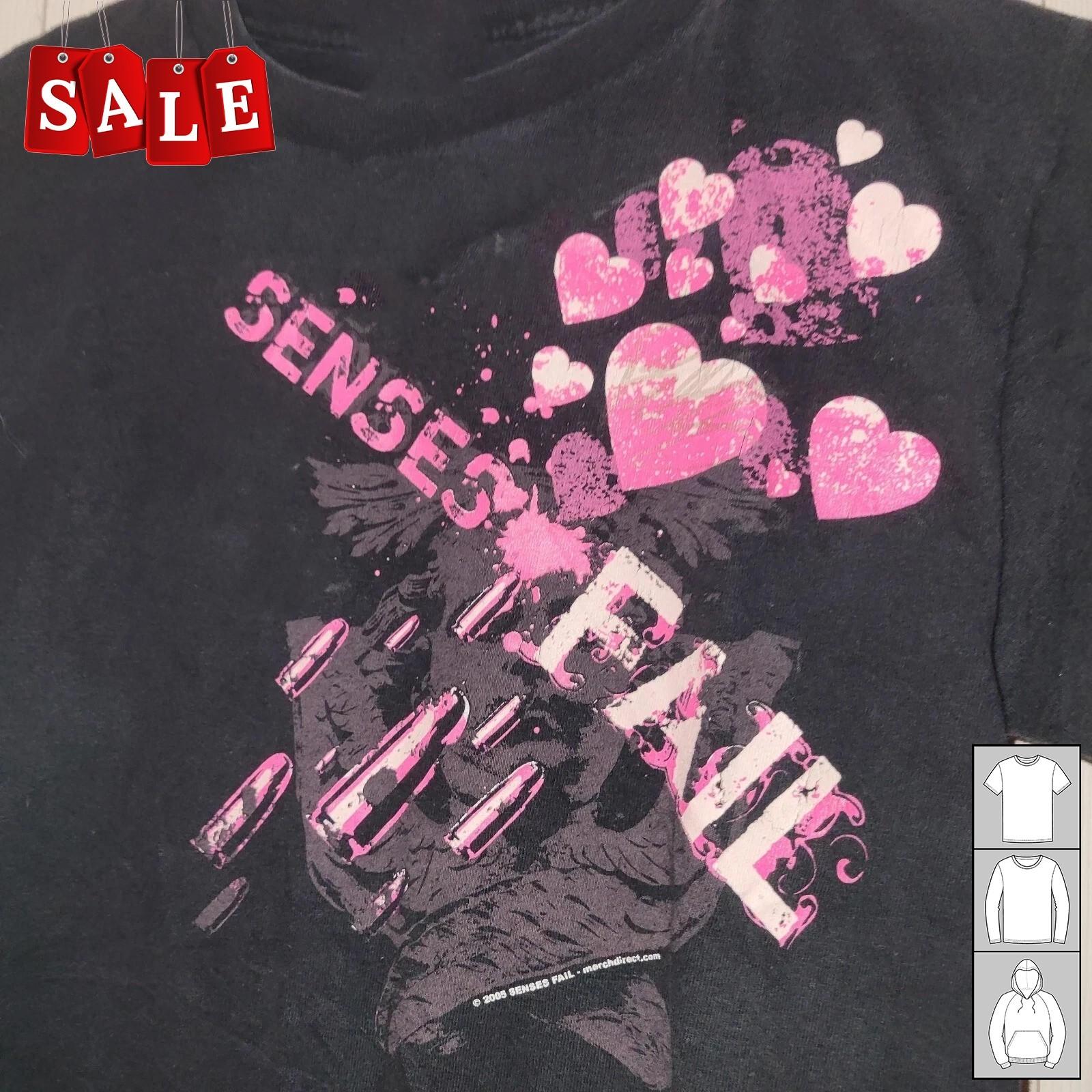 New Senses Fail Band Gift For Fans Black All Size T-Shirt LW656 XL