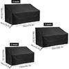 Outdoor Patio Furniture Covers, 2 Seater Garden Bench Cover Waterproof Patio Seat Cover Chair Cover Oxford Cloth Lawn Patio Couch Cover 52 * 26 * 35