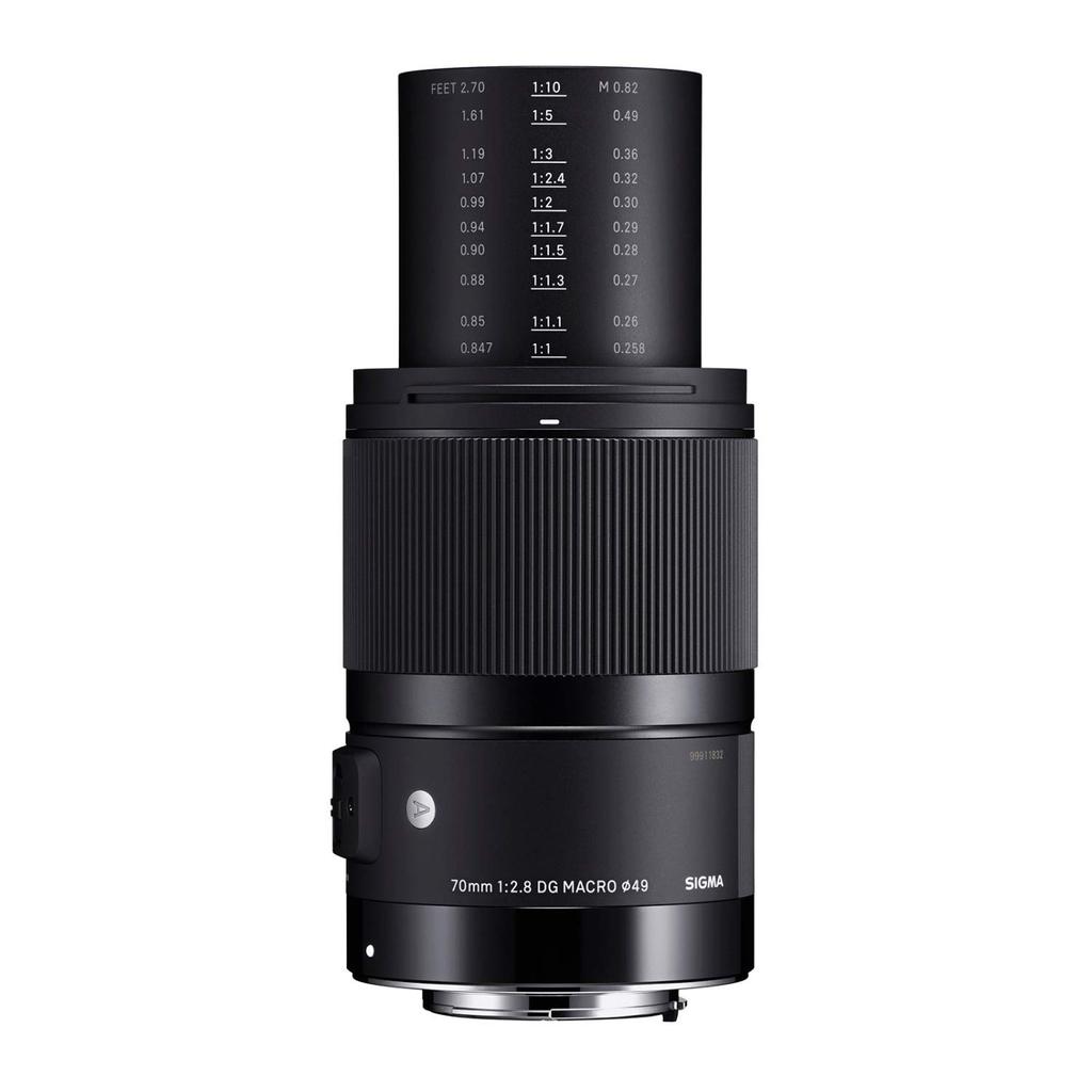 Sigma 70mm DG MACRO Lens for Sony Mirrorless Cameras F2.8 E-Mount, Full-Frame