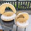 Large Toddler Boat-Themed Swimming Ring with Canopy & Steering Wheel
