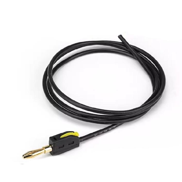 100cm Flexible Silicone Test Cables 4mm Safety Banana Plugs V0 Flame Retardant Suitable For Electrical Testing Equipment