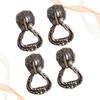 4Pcs Sleek Zinc Alloy Pull Handle Smooth Comfort Grip for Kitchen Cabinets Drawer Wardrobe Dresser Modern Home Decor