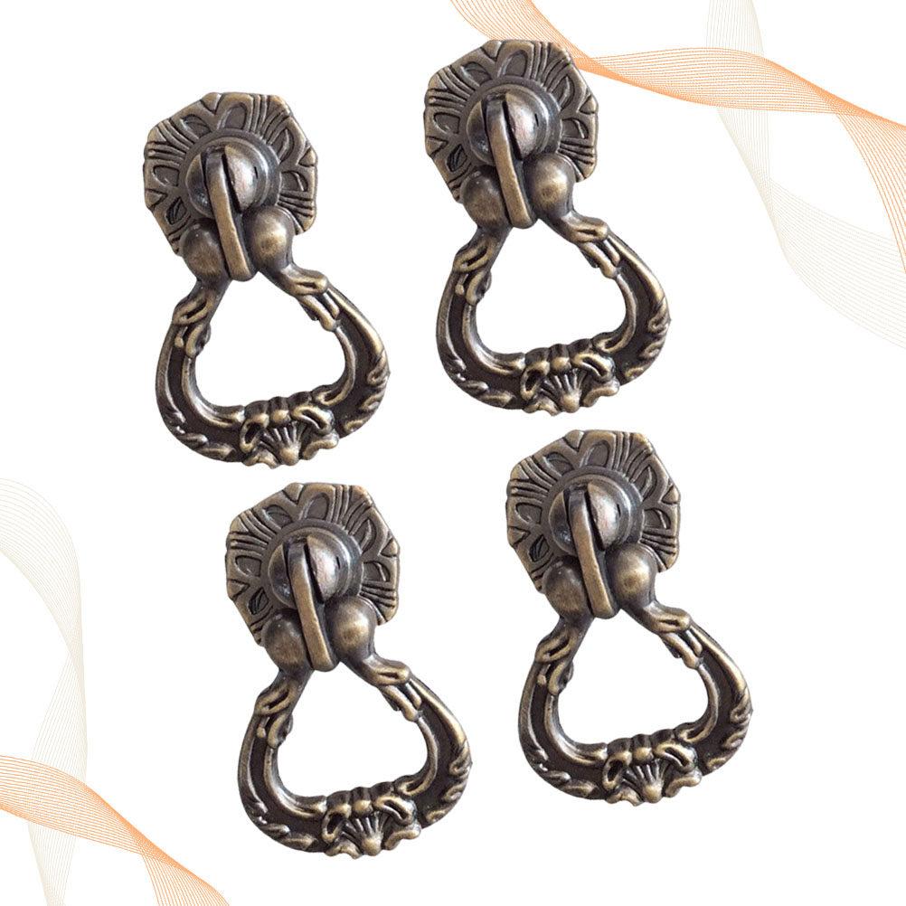 4Pcs Sleek Zinc Alloy Pull Handle Smooth Comfort Grip for Kitchen Cabinets Drawer Wardrobe Dresser Modern Home Decor