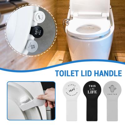 (Great home)Toilet Seat Cover Lifter Lid Bowl Seat Lift Handle Bathroom Soft Toilet Holder