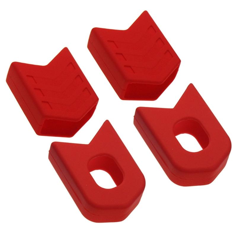 Bike Crank Cover Silicone Bicycles Crank Protections Sleeve Arm Protector Bicycles Crank Protector Cycling Accessories