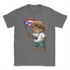 Bad Bunny Puerto Rico Coqui Frog Boricua Puerto Rican Flag Taino  T-Shirt T Shirts Men 100% Cotton Tees Short Sleeve Tops